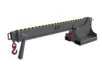 Teleskoplader 2500 kg | teleskopierbar, 8fach-ausziehbar, 14 mögliche Hakenpositionen | RAL 7005  - Bild 2