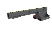 Teleskoplader 2500 kg | kurz, 5 mögliche Hakenpositionen | RAL 7005  - Bild 2