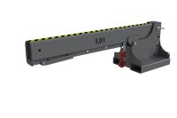 Teleskoplader 5000 kg | kurz, 5 mögliche Hakenpositionen | RAL 7005  - Bild 2