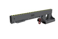 Teleskoplader 5000 kg | kurz, 5 mögliche Hakenpositionen | RAL 7005  - Bild 2