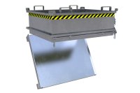 Mini-Klappbodenbehälter Typ MSB 0.37 m3 | 1000 x 1200 x 625 mm | verzinkt  - Bild 2