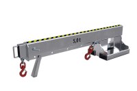 Teleskoplader 5000 kg | teleskopierbar, 8fach-ausziehbar, 14 mögliche Hakenpositionen | feuerverzinkt  - Bild 2