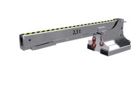 Teleskoplader 2500 kg | kurz, 5 mögliche Hakenpositionen | feuerverzinkt  - Bild 2