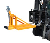 Fasslifter Typ RS ohne breite Fassrandauflage | 1 | gefüllte 200-l-Stahl-Spundfässer, Stahl-Deckelfässer, Rollreifenfässer, 220-l-Kunststoff-L-Ringfässer | RAL 2000  - Bild 2