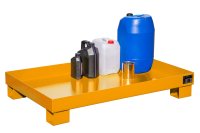 Auffangwanne ohne Gitterrost nein | 1300 x 800 x 205 mm | RAL 2000  - Bild 2