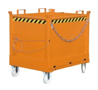 Klappbodenbehälter Typ FB 0.75 m3 | 800 x 1245 x 1145 mm | RAL 2000  - Bild 2