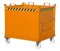 Klappbodenbehälter Typ FB 1.00 m3 | 1040 x 1245 x 1145 mm | RAL 2000  - Bild 2