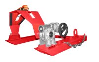 Fasskipper Typ FLEX-HK mit Handkurbel | RAL 3000  - Bild 2