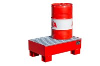 Auffangwanne mit Gitterrost ja | 800 x 500 x 290 mm | RAL 3000  - Bild 2