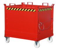 Klappbodenbehälter Typ FB 1.00 m3 | 1040 x 1245 x 1145 mm | RAL 3000  - Bild 2