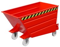 Kippbehälter Typ VD 0.50 m3 | 1375 x 800 x 730 mm | RAL 3000  - Bild 2