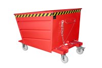 Kippbehälter Typ VD 1.00 m3 | 1445 x 1200 x 890 mm | RAL 3000  - Bild 2