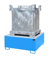 Auffangwanne 1460 x 1460 x 630 mm | RAL 5012  - Bild 2
