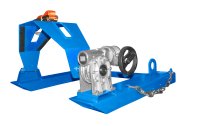 Fasskipper Typ FLEX-HK mit Handkurbel | RAL 5012  - Bild 2