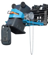 Fasskipper Typ FLEX-K mit Kette | RAL 5012  - Bild 2