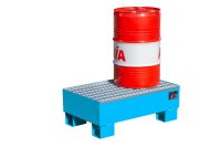 Auffangwanne mit Gitterrost ja | 800 x 500 x 290 mm | RAL 5012  - Bild 2