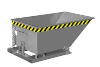 Kippmulde Typ KN 400 l | 1430 x 840 x 605 mm | RAL 7005  - Bild 2