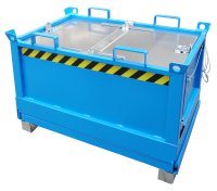 Klappbodenbehälter Typ FB 0.50 m3 | 800 x 1245 x 845 mm | RAL 5012  - Bild 2