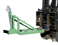 Fasslifter Typ RS ohne breite Fassrandauflage | 1 | gefüllte 200-l-Stahl-Spundfässer, Stahl-Deckelfässer, Rollreifenfässer, 220-l-Kunststoff-L-Ringfässer | RAL 6011  - Bild 2