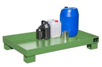 Auffangwanne ohne Gitterrost nein | 1300 x 800 x 205 mm | RAL 6011  - Bild 2
