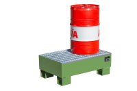 Auffangwanne mit Gitterrost ja | 800 x 500 x 290 mm | RAL 6011  - Bild 2