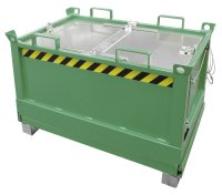 Klappbodenbehälter Typ FB 0.50 m3 | 800 x 1245 x 845 mm | RAL 6011  - Bild 2