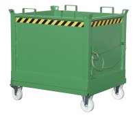 Klappbodenbehälter Typ FB 1.00 m3 | 1040 x 1245 x 1145 mm | RAL 6011  - Bild 2