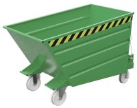 Kippbehälter Typ VD 0.50 m3 | 1375 x 800 x 730 mm | RAL 6011  - Bild 2