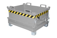Mini-Klappbodenbehälter Typ MSB 0.24 m3 | 800 x 1000 x 625 mm | RAL 7005  - Bild 2