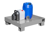 Auffangwanne ohne Gitterrost nein | 900 x 800 x 220 mm | RAL 7005  - Bild 2