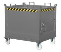 Klappbodenbehälter Typ FB 1.00 m3 | 1040 x 1245 x 1145 mm | RAL 7005  - Bild 2