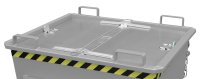 Klappbodenbehälter Typ BKB 1 m3 | 1040 x 1200 x 1270 mm | verzinkt  - Bild 2