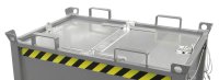 Klappbodenbehälter Typ FB 1.50 m3 | 1040 x 1845 x 1145 mm | RAL 3000  - Bild 2