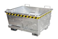 Klappbodenbehälter Typ BKB 0.5 m3 | 1040 x 1200 x 715 mm | verzinkt  - Bild 2