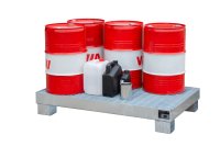 Auffangwanne mit Gitterrost ja | 1300 x 800 x 205 mm | feuerverzinkt  - Bild 2