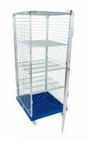 Antidiebstahlbehälter 724 x 815 mm Nutzhöhe 1585 mm mit Kunststoffboden  - Bild 2