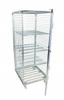 Antidiebstahlbehälter 710 x 800 mm rundum geschlossen mit Stahlboden  - Bild 2