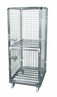 Antidiebstahlbehälter 710 x 800 mm rundum geschlossen mit Stahlböden  - Bild 2