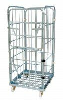 Metall-Rollbehälter 710 x 800 mm 4seitig mit Stahlboden  - Bild 2