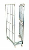 Nestbarer Rollbehälter 700 x 800 mm 2seitig mit Klapp- und Zwischenboden  - Bild 2