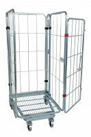 Nestbarer Rollbehälter 729 x 818 mm 4seitig mit Klappboden 1  - Bild 2