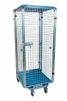 Nestbarer Antidiebstahlbehälter 728 x 823 mm rundum geschlossen mit Kunststoffboden 1 ZWB  - Bild 2