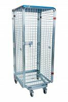 Nestbarer Antidiebstahlbehälter 728 x 823 mm rundum geschlossen mit Klappboden 1 ZWB  - Bild 2
