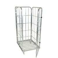 Metall-Rollbehälter 710 x 800 mm 4seitig mit Stahlboden  - Bild 2