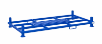 Rungenpalette mit 4 Einsteckrungen 1200 x 2400 mm | blau | 1000 mm - Bild 2
