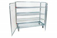 Stahlrollbehälter 620 x 1.500 mm 4seitig mit Stahlboden  - Bild 2