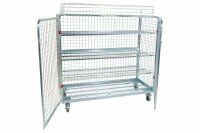 Ballwagen 620 x 1500mm mit Korb-Aufsatz rundum geschlossen mit Stahlböden  - Bild 2