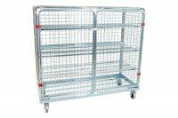 Stahlrollbehälter 620 x 1.500 mm rundum geschlossen mit Stahlböden  - Bild 2