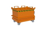 Mini-Klappbodenbehälter Typ MSB 0.13 m3 | 600 x 800 x 625 mm | RAL 6011  - Bild 3