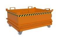Mini-Klappbodenbehälter Typ MSB 0.37 m3 | 1000 x 1200 x 625 mm | RAL 2000  - Bild 3